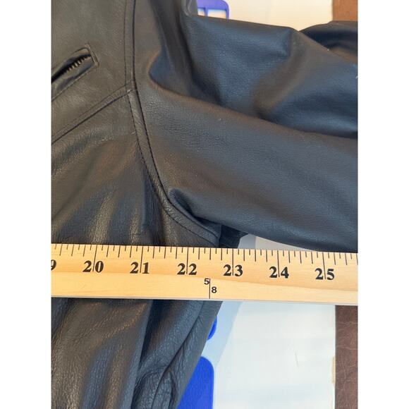 Harley-Davidson Women’s Leather Motorcycle Jacket – Size Large – Black - Picture 6 of 11